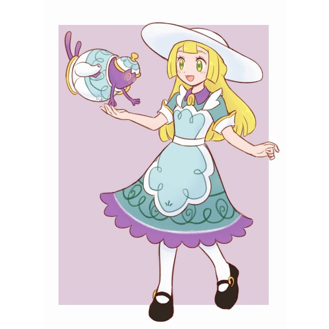 Pokemon Masters EX Lillie Special Costume Cosplay Costume Pre-sale Custom - Coscosmos