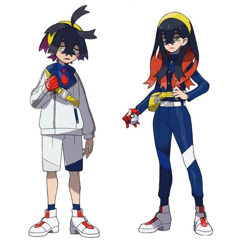 Pokémon Scarlet and Violet DLC The Indigo Disk Kieran and Carmine Cosplay Costume Full Set - Coscosmos