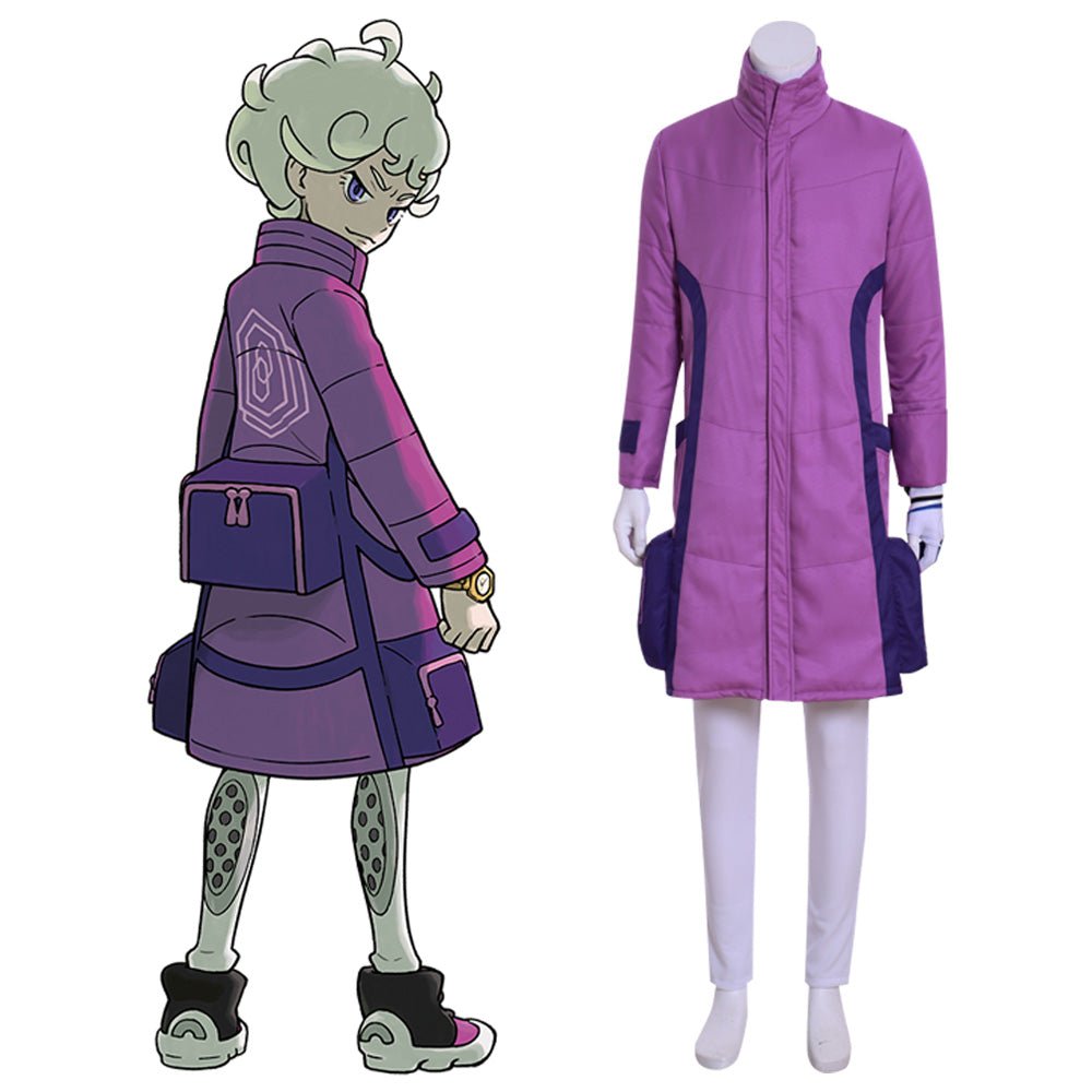 Pokémon Sword and Shield Trainer Bede Cosplay Costume – Biito Outfit - Coscosmos