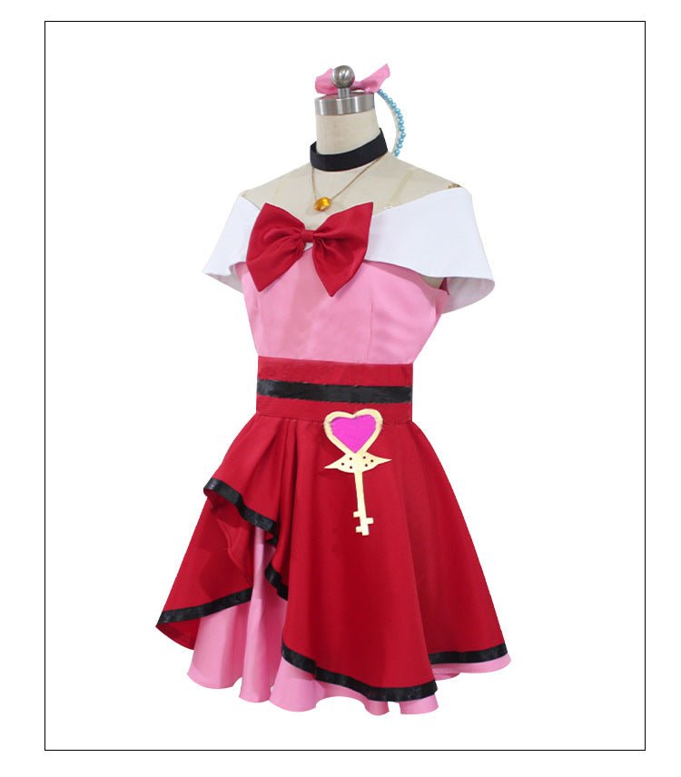 Pokémon XY Serena Cosplay Dress - Anime Accurate Outfit with Hat & Gloves - Coscosmos