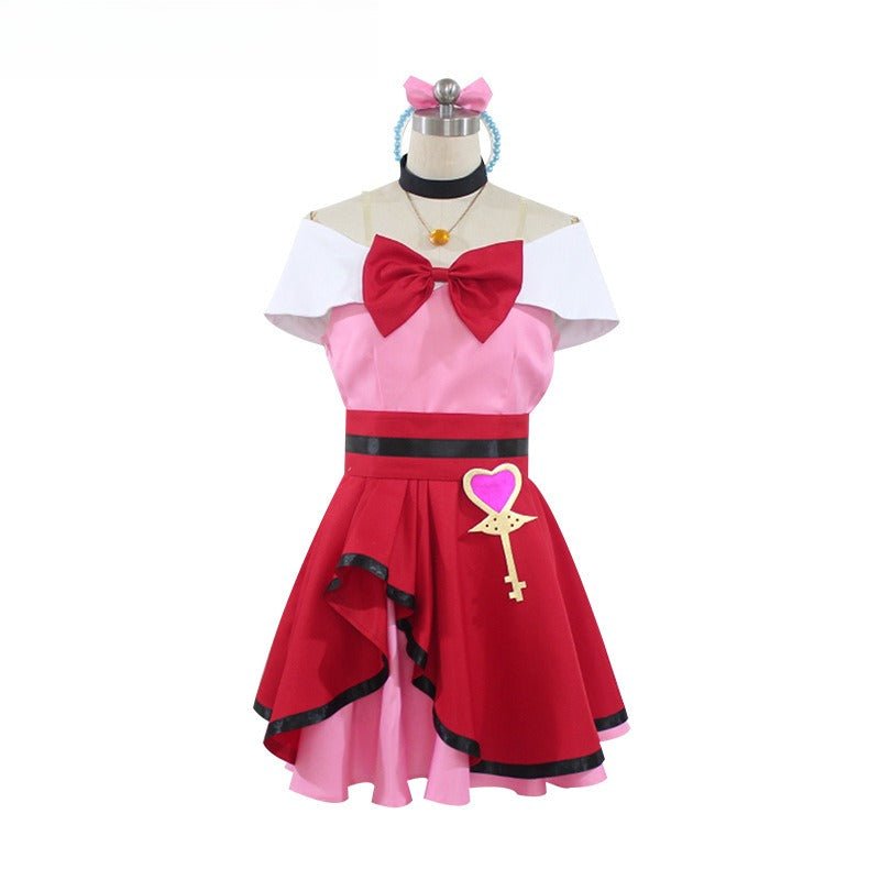 Pokémon XY Serena Cosplay Dress - Anime Accurate Outfit with Hat & Gloves - Coscosmos