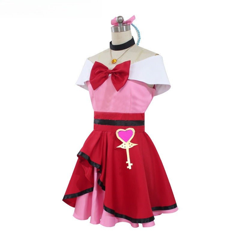 Pokémon XY Serena Cosplay Dress - Anime Accurate Outfit with Hat & Gloves - Coscosmos