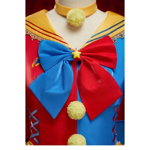 Pomni Cosplay Dress | Jester Sailor Lolita Dress | The Amazing Digital Circus Fan Clothing - Coscosmos
