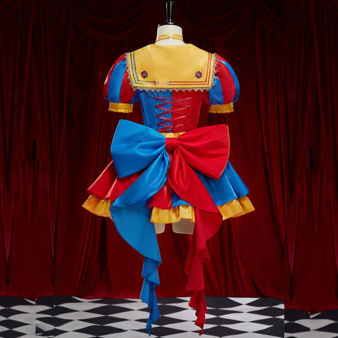 Pomni Cosplay Dress | Jester Sailor Lolita Dress | The Amazing Digital Circus Fan Clothing - Coscosmos