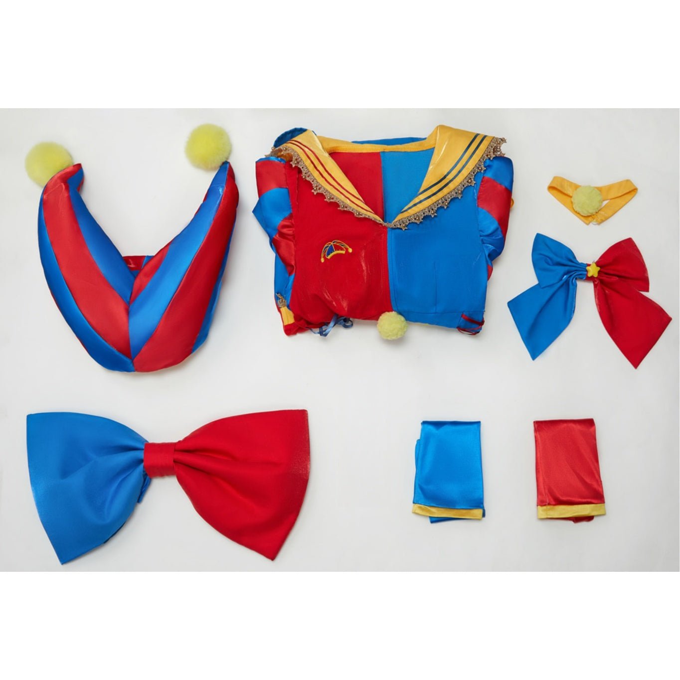 Pomni Cosplay Dress | Jester Sailor Lolita Dress | The Amazing Digital Circus Fan Clothing - Coscosmos