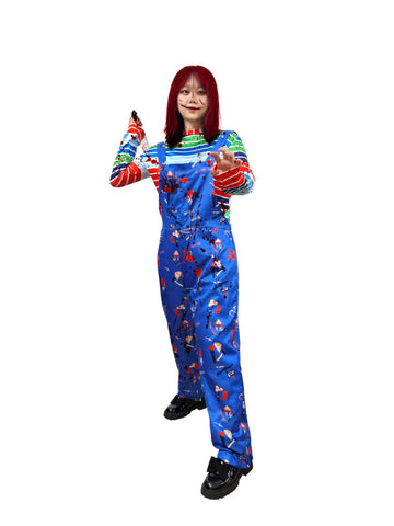 Popular export Chucky cosplay sexy jumpsuit Chucky girl role play stage performance costume - Coscosmos