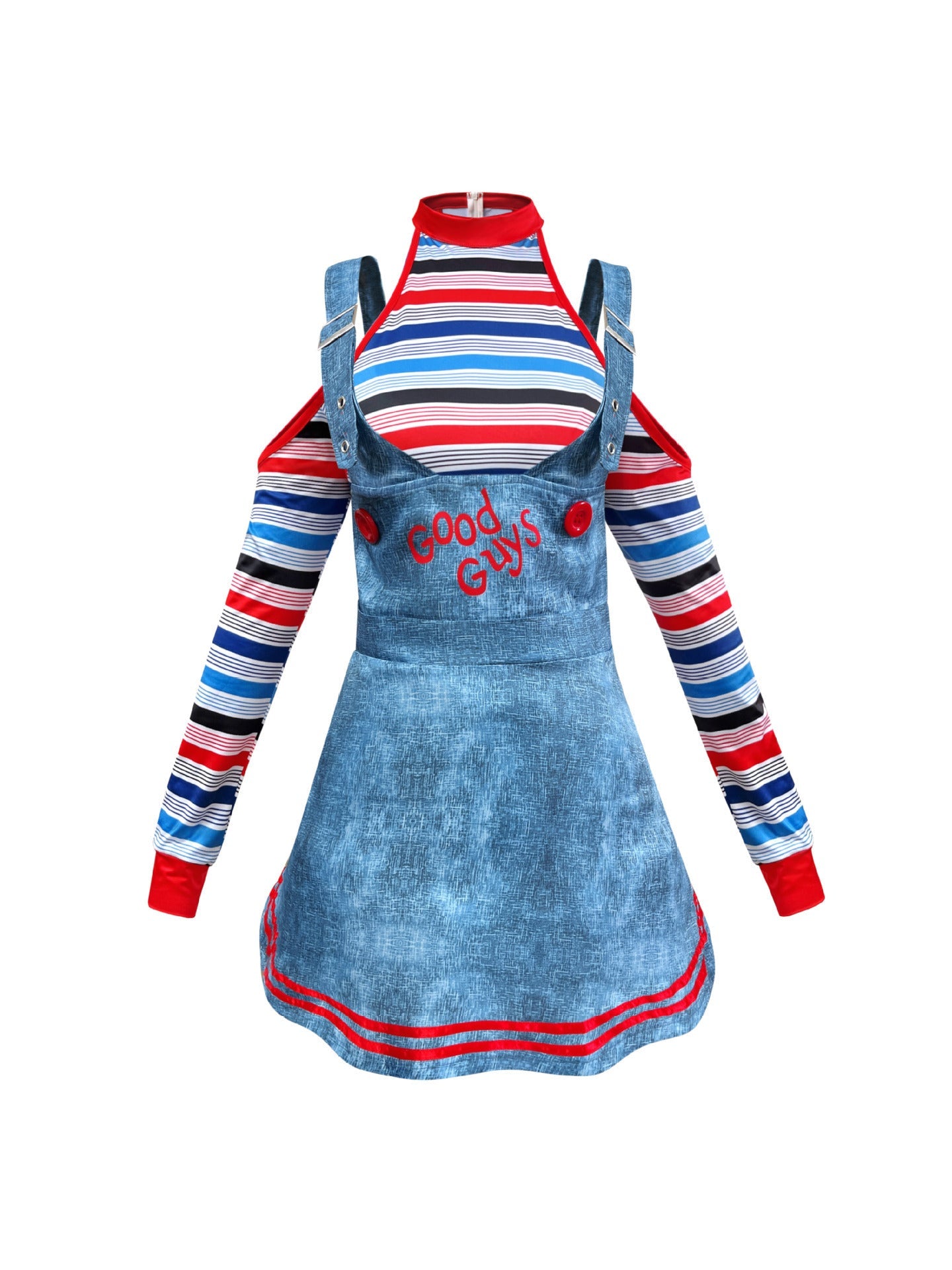 Popular export Chucky cosplay sexy jumpsuit Chucky girl role play stage performance costume - Coscosmos