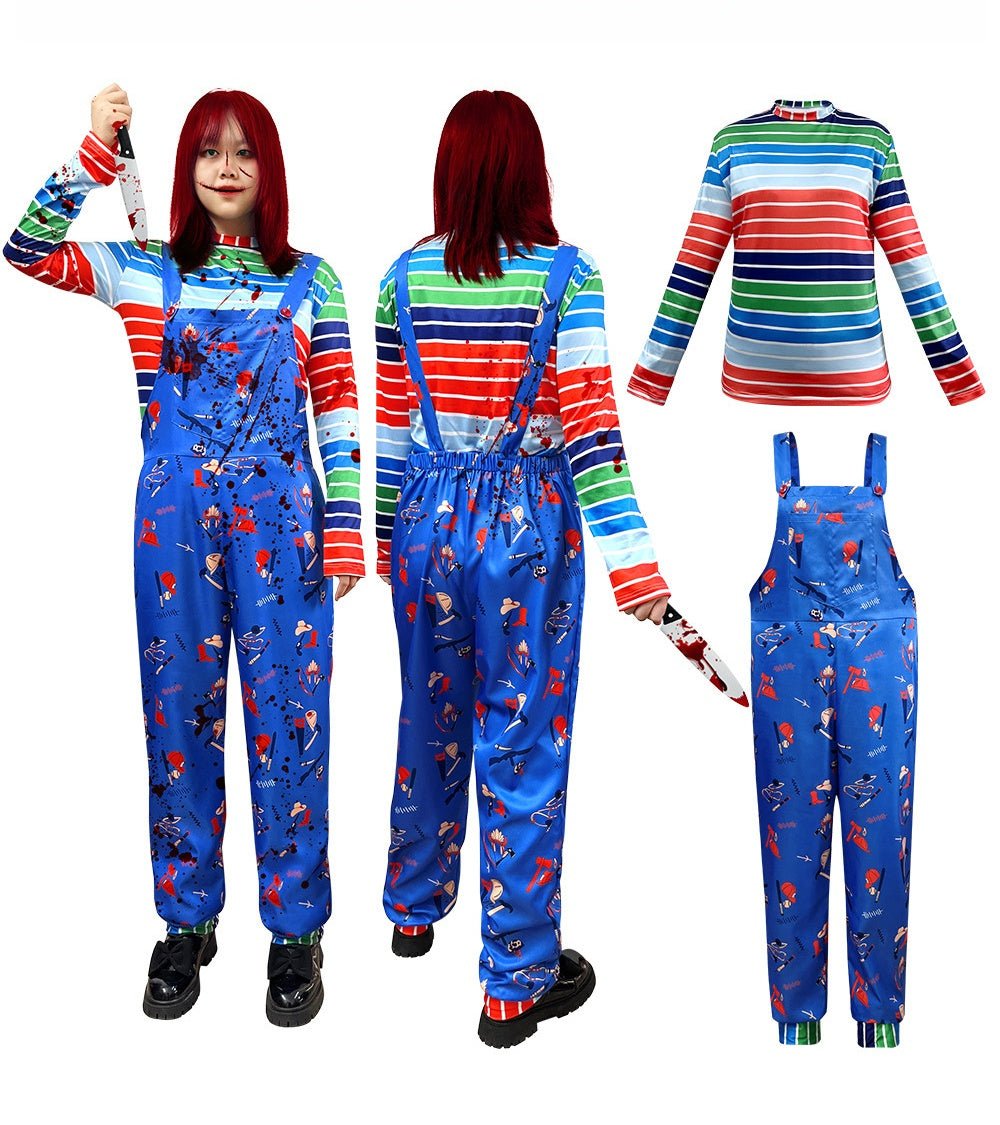 Popular export Chucky cosplay sexy jumpsuit Chucky girl role play stage performance costume - Coscosmos
