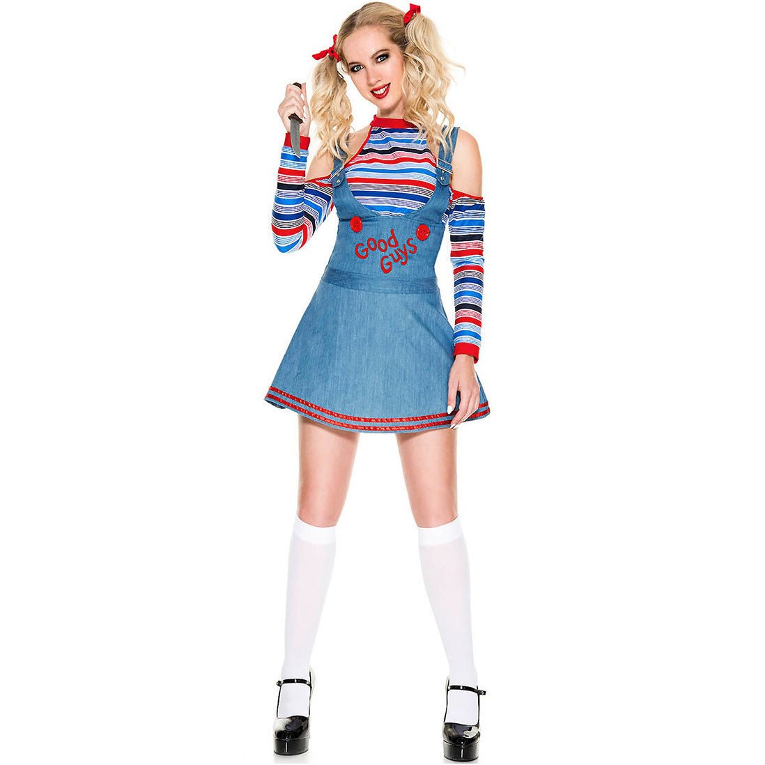 Popular export Chucky cosplay sexy jumpsuit Chucky girl role play stage performance costume - Coscosmos