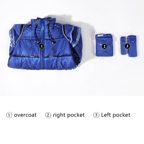 PRAGMATA Diana Full Costume Kids Outfit - Official PRAGMATA Character Cosplay Set - Coscosmos