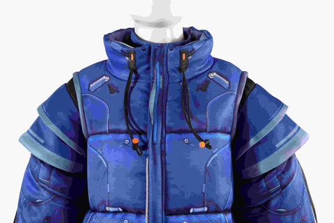 PRAGMATA Diana Full Costume Kids Outfit - Official PRAGMATA Character Cosplay Set - Coscosmos