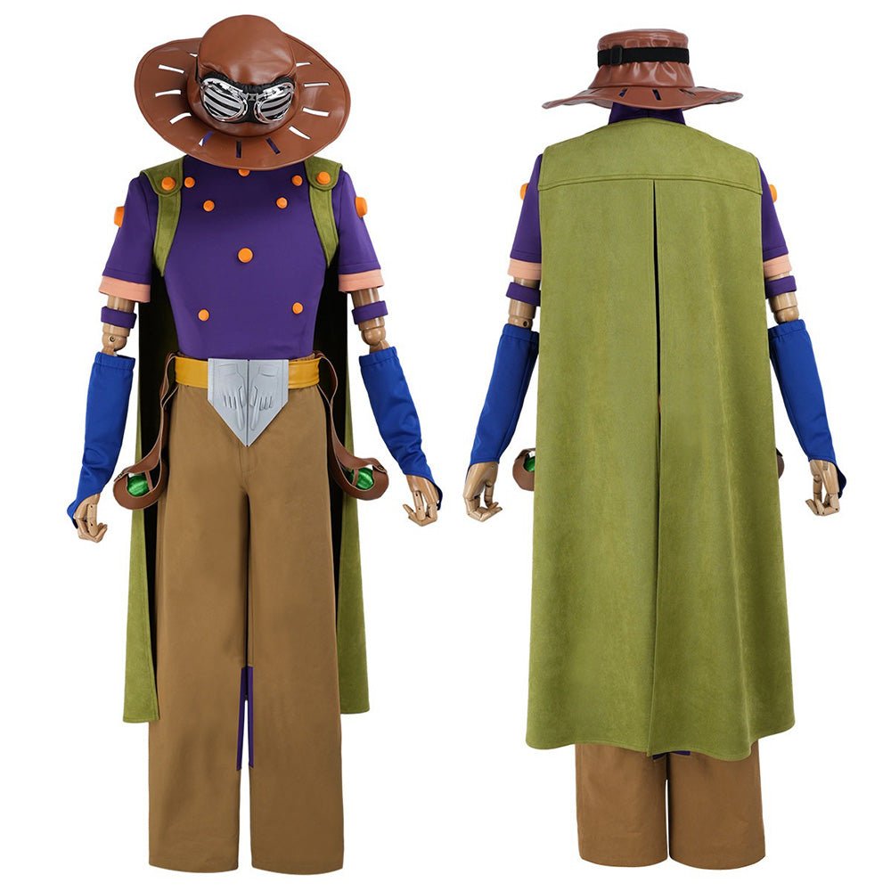 Premium Gyro Zeppeli Cosplay Costume from JoJo's Bizarre Adventure: Steel Ball Run - Coscosmos