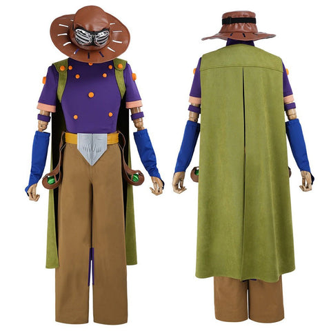 Premium Gyro Zeppeli Cosplay Costume from JoJo's Bizarre Adventure: Steel Ball Run - Coscosmos
