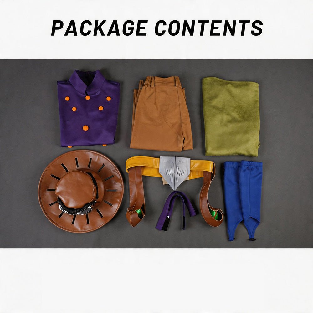 Premium Gyro Zeppeli Cosplay Costume from JoJo's Bizarre Adventure: Steel Ball Run - Coscosmos