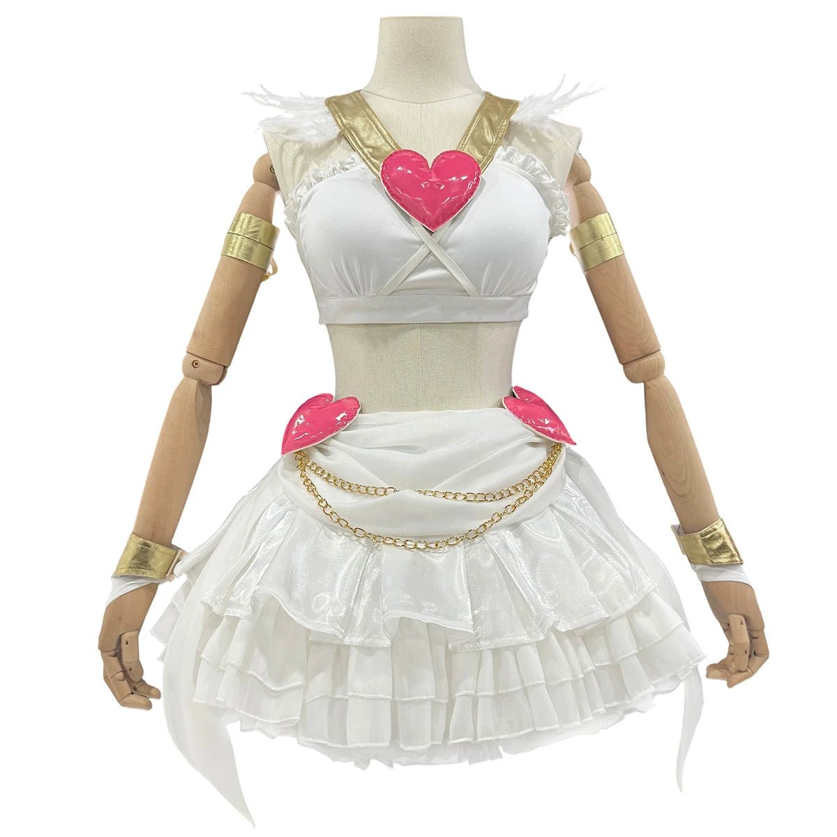 Premium Panty Cosplay Costume from Panty & Stocking with Garterbelt Anime Outfit for Fans - Coscosmos