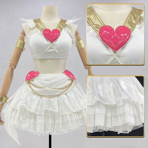 Premium Panty Cosplay Costume from Panty & Stocking with Garterbelt Anime Outfit for Fans - Coscosmos
