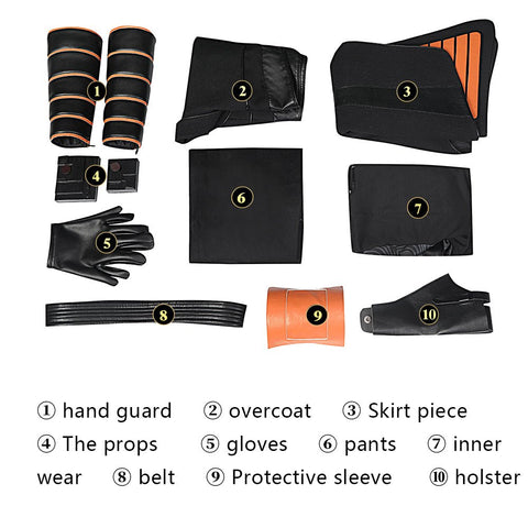Premium Sci - Fi Bounty Hunter Cosplay Outfit Inspired by The Book of Boba Fett, Detailed Boba Fett & Fennec Shand Style Armor Costume for Cosplay Events and Halloween - Coscosmos