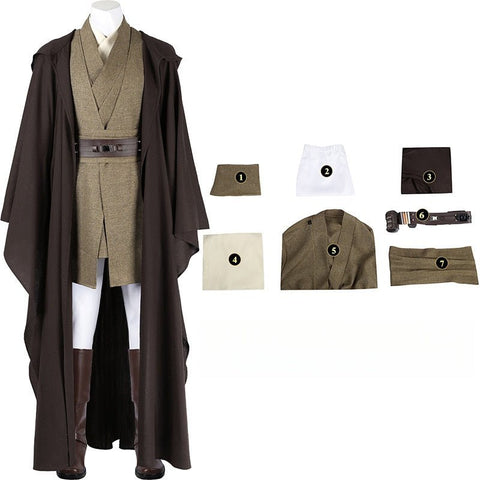 Premium Star Wars: The Acolyte Sol Cosplay Costume Full Set | High - Quality Jedi Robes for Adults - Coscosmos
