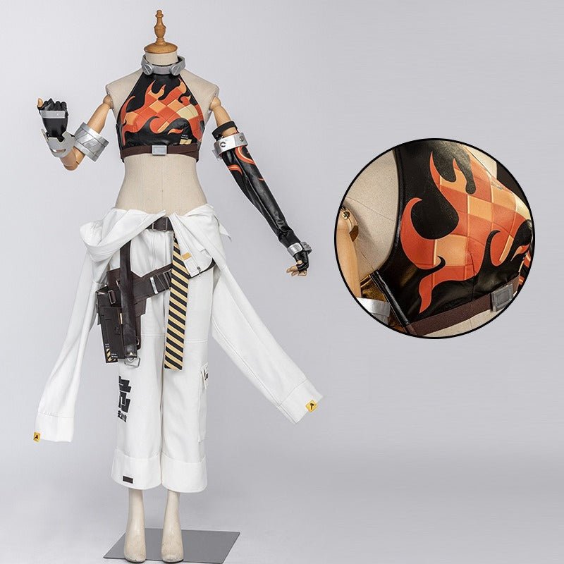 Premium Zenless Zone Zero Koleda Bastet Cosplay Costume Full Set for Women - Coscosmos