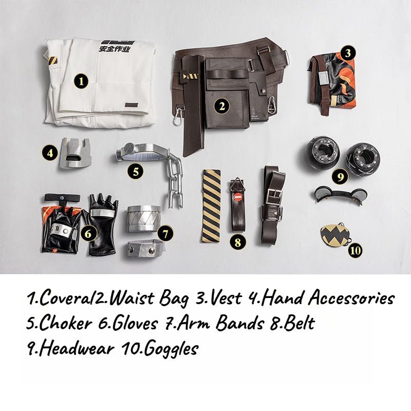 Premium Zenless Zone Zero Koleda Bastet Cosplay Costume Full Set for Women - Coscosmos