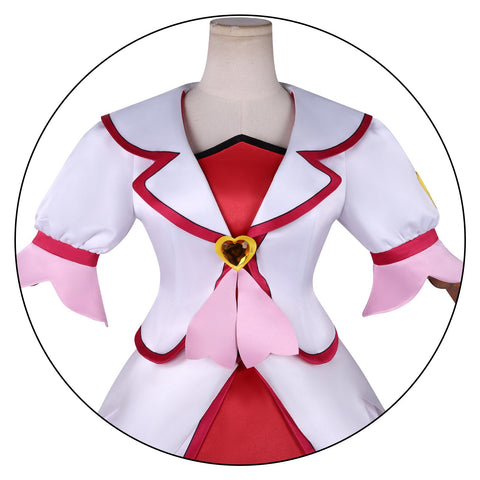 Pretty Cure Akagi Tsubasa Cure Ace Custom Cosplay Costume - Coscosmos