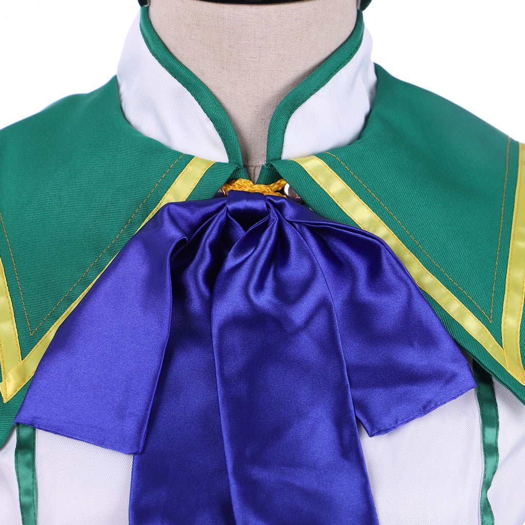 Pretty Derby Cosplay Costume Silence Suzuka Outfit with Headdress - Coscosmos