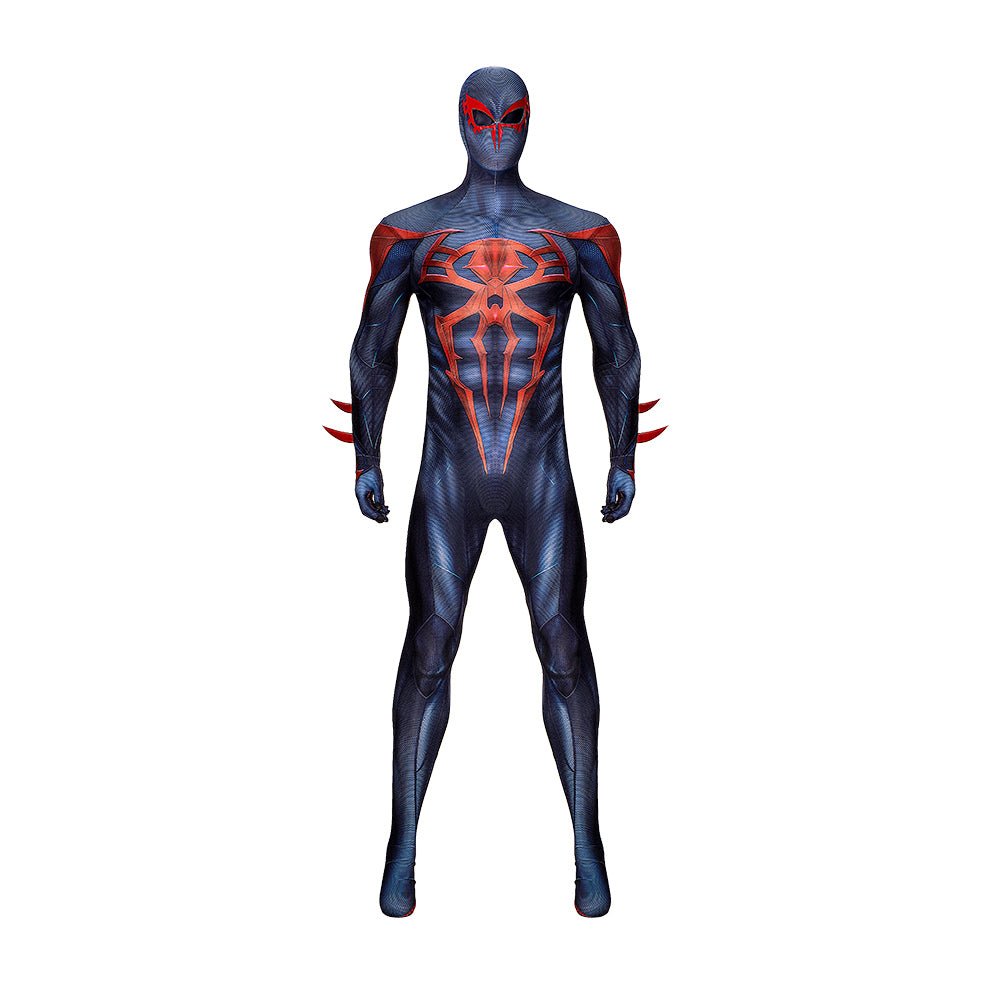 PS4 Spider - Man 2099 Black Suit Miles Morales Cosplay Costume - Coscosmos