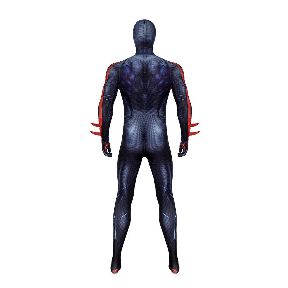 PS4 Spider - Man 2099 Black Suit Miles Morales Cosplay Costume - Coscosmos