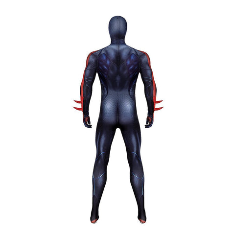 PS4 Spider - Man 2099 Black Suit Miles Morales Cosplay Costume - Coscosmos