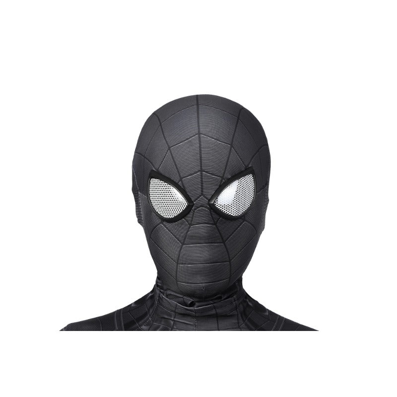 PS4 Spider - Man Advanced Suit Black for Children, Halloween Cosplay Costume - Coscosmos