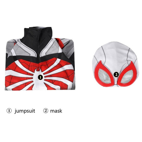 PS5 Spider - Man Jumpsuit Cosplay Zentai Costume for Halloween & Party - Coscosmos