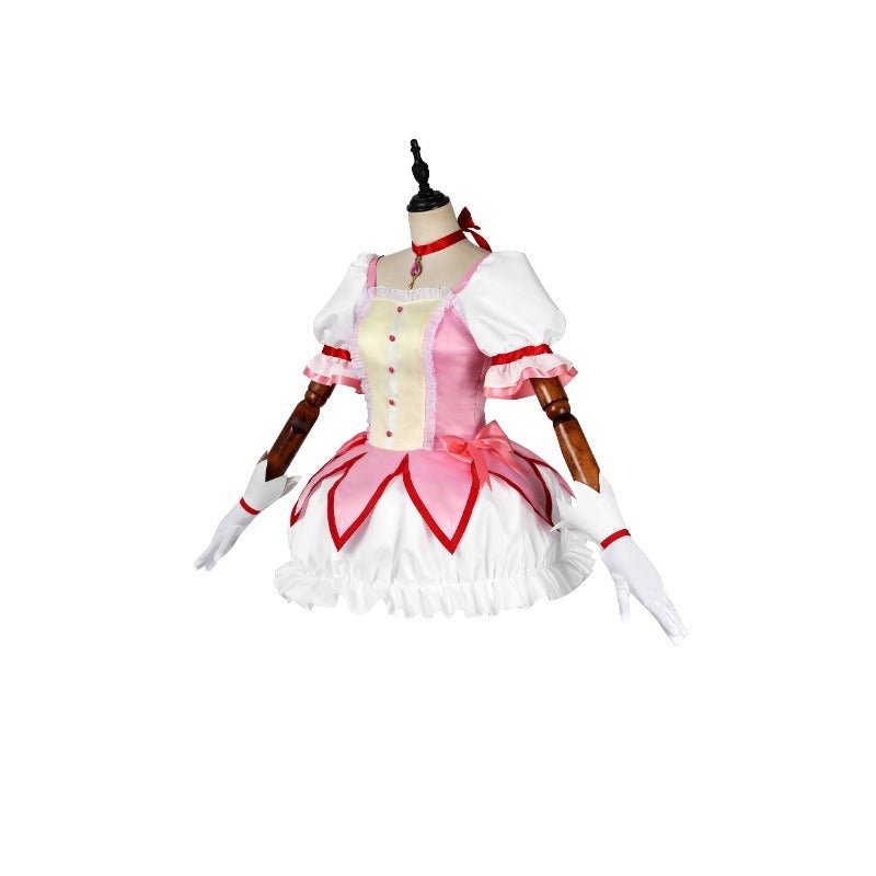 Puella Magi Madoka Kaname Matte Satin Custom Cosplay Costume for Halloween - Coscosmos