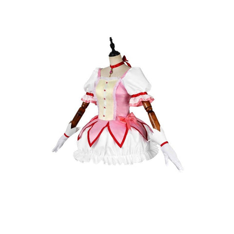 Puella Magi Madoka Kaname Matte Satin Custom Cosplay Costume for Halloween - Coscosmos