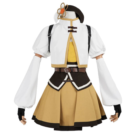 Puella Magi Madoka Magica Tomoe Mami Rebellion Battle Cosplay Costume - Coscosmos