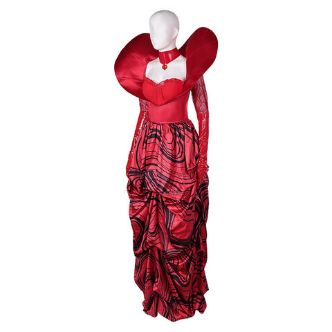 Queen of Hearts Cosplay Costume - Alice in Wonderland Movie Outfit - Coscosmos