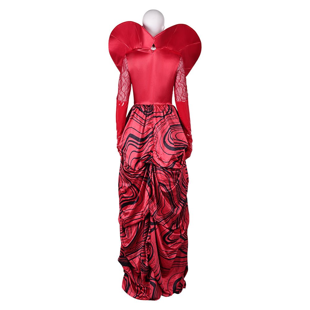 Queen of Hearts Cosplay Costume - Alice in Wonderland Movie Outfit - Coscosmos