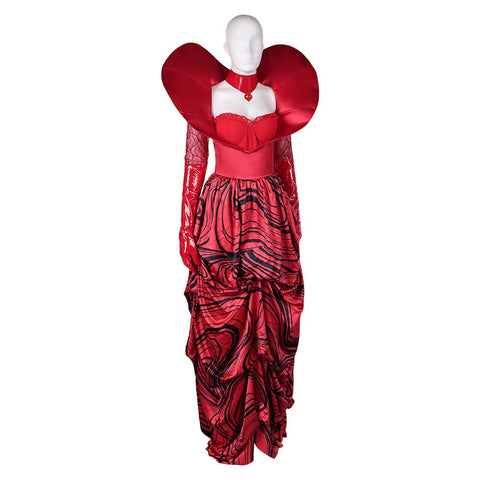 Queen of Hearts Cosplay Costume - Alice in Wonderland Movie Outfit - Coscosmos