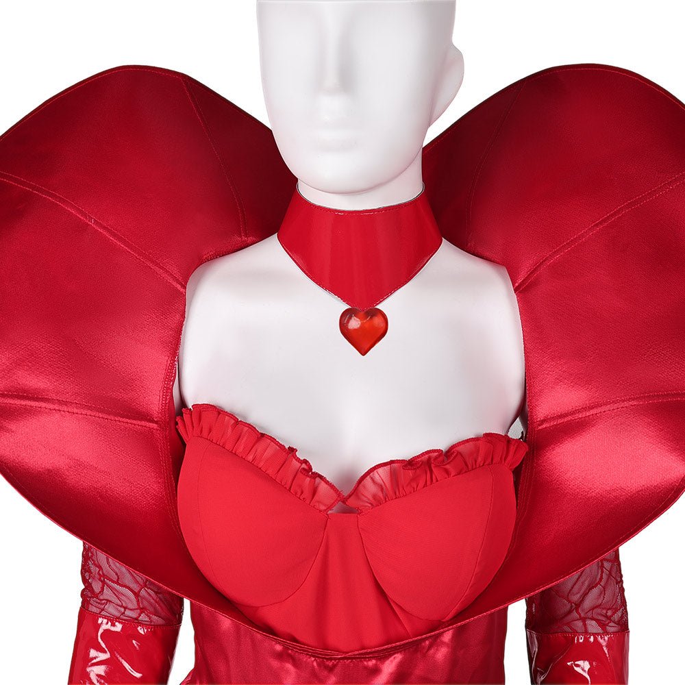 Queen of Hearts Cosplay Costume - Alice in Wonderland Movie Outfit - Coscosmos