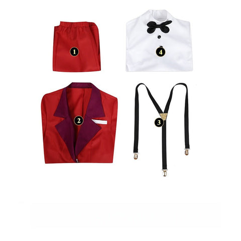 Ready Stock Helluva Boss Cosplay Costume Vaggie Alastor Charlie Morningstar Suit Cosplay Outfit - Coscosmos