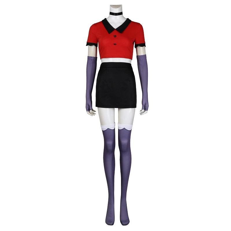 Ready Stock Helluva Boss Cosplay Costume Vaggie Alastor Charlie Morningstar Suit Cosplay Outfit - Coscosmos