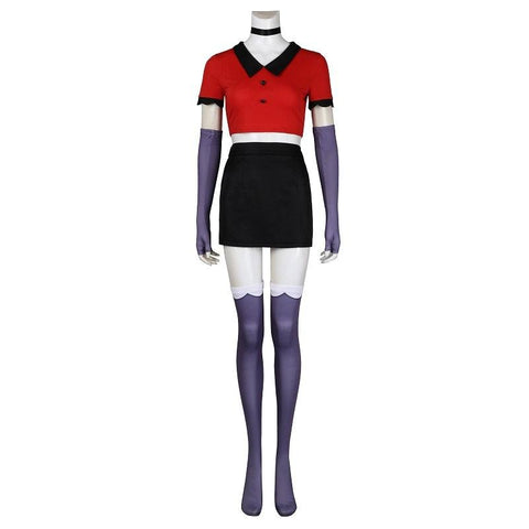 Ready Stock Helluva Boss Cosplay Costume Vaggie Alastor Charlie Morningstar Suit Cosplay Outfit - Coscosmos