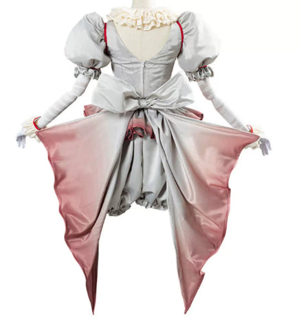 Ready to Ship - Pennywise Cosplay Costume from "Terrifier 2" - Complete Halloween Clown Outfit with Accessories - Coscosmos