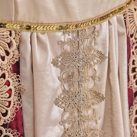 Regal Rose Pink Vest & Beige Skirt Cosplay Costume – Elegant & Stylish Outfit - Coscosmos