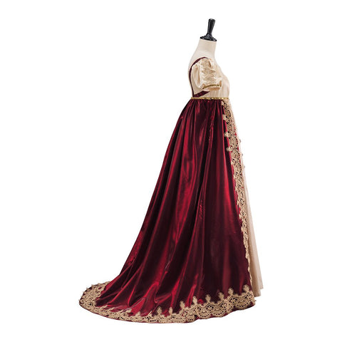 Regal Rose Pink Vest & Beige Skirt Cosplay Costume – Elegant & Stylish Outfit - Coscosmos