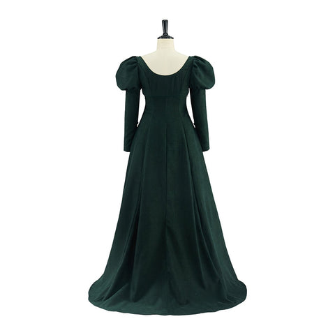 Regal Velvet High - Waist Cosplay Skirt – Elegant Victorian Gothic Costume - Coscosmos