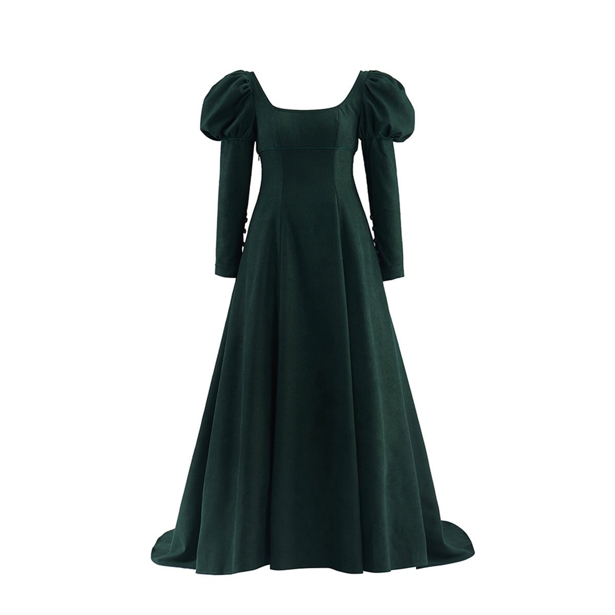Regal Velvet High - Waist Cosplay Skirt – Elegant Victorian Gothic Costume - Coscosmos