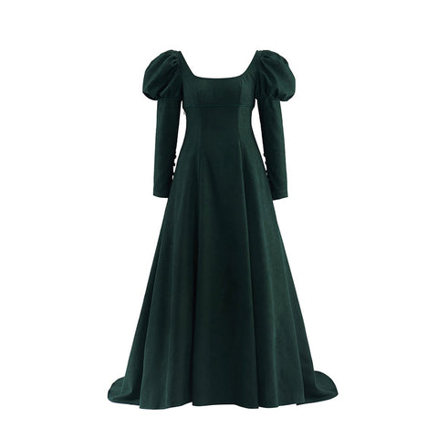 Regal Velvet High - Waist Cosplay Skirt – Elegant Victorian Gothic Costume - Coscosmos