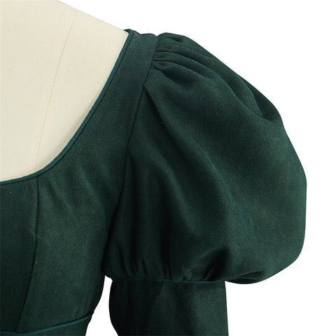 Regal Velvet High - Waist Cosplay Skirt – Elegant Victorian Gothic Costume - Coscosmos