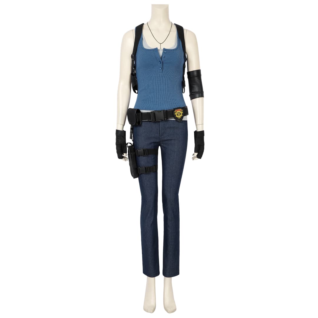 Resident Evil 3 Remake Jill Valentine Cosplay Costume, High Quality Outfit - Coscosmos