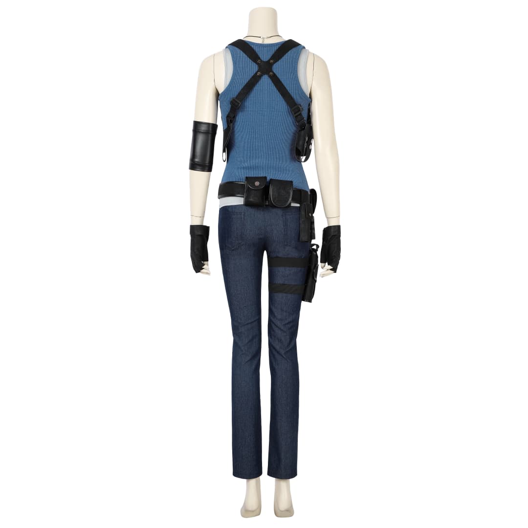 Resident Evil 3 Remake Jill Valentine Cosplay Costume, High Quality Outfit - Coscosmos
